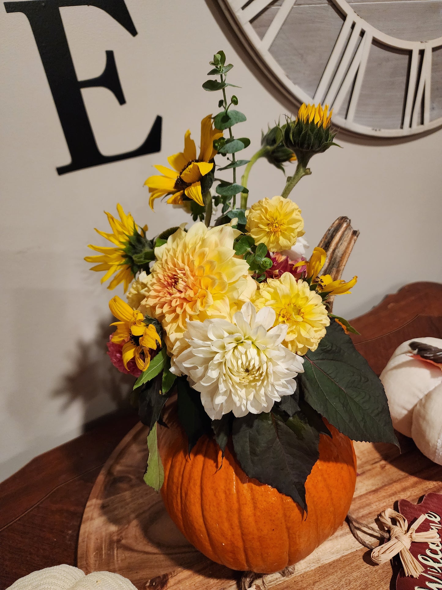 Pumpkin arrangements